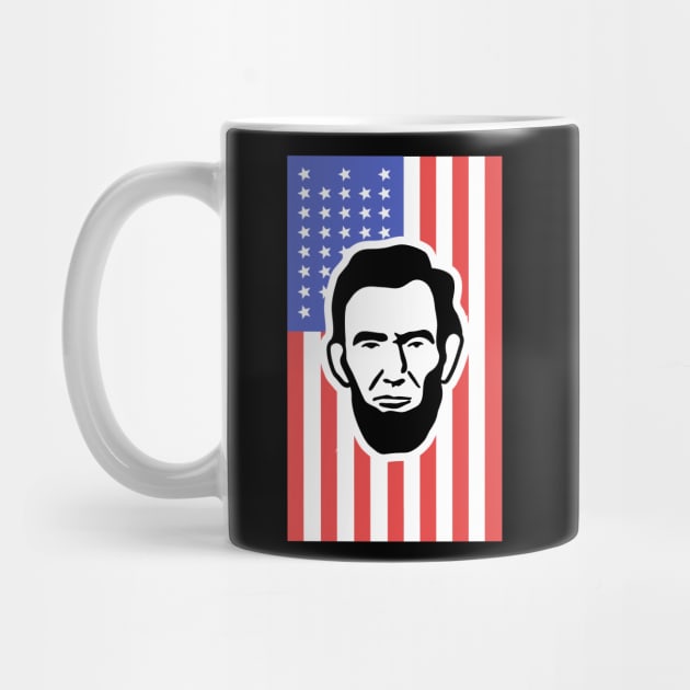 Lincoln - American Civil War North Union Flag by MeatMan